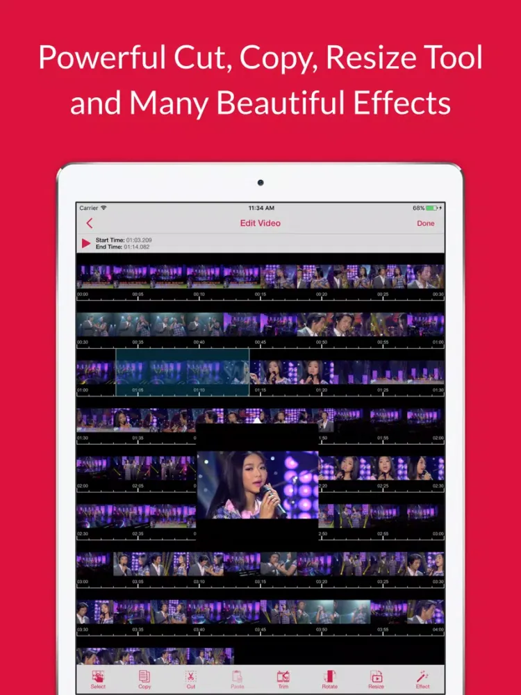 VidAnimate - Video Editor iPad Screenshots