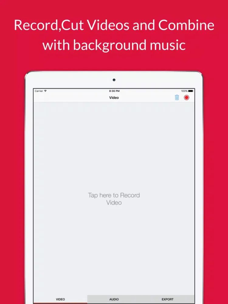 Captures d'écran de Viva Recorder Pro - Record Video With Background Music iPad 