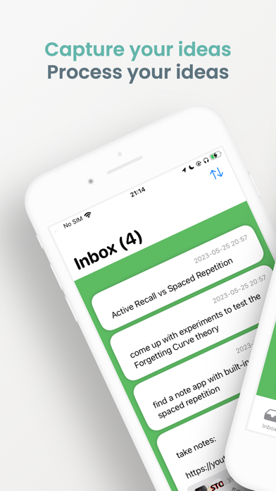 Capture & Process: GTD Inbox Screenshots