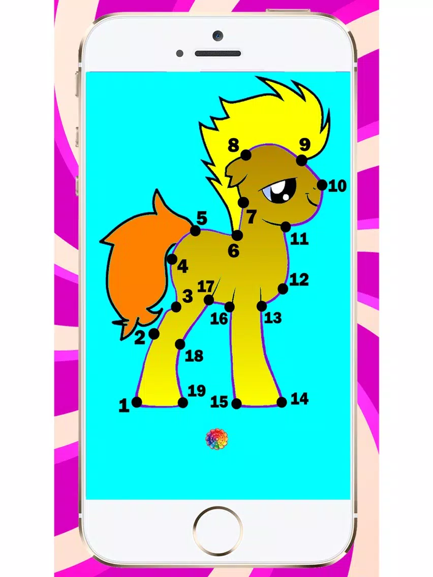 Screenshot di Ponys Connect The Dots + Paint iPad 