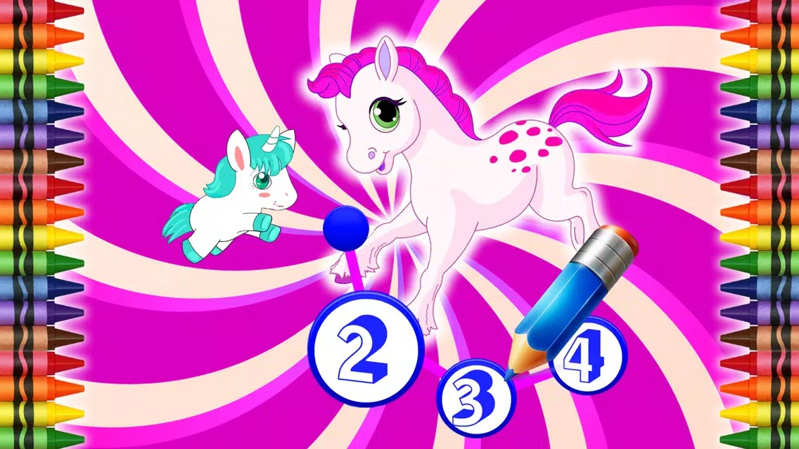 Screenshot di Ponys Connect The Dots + Paint