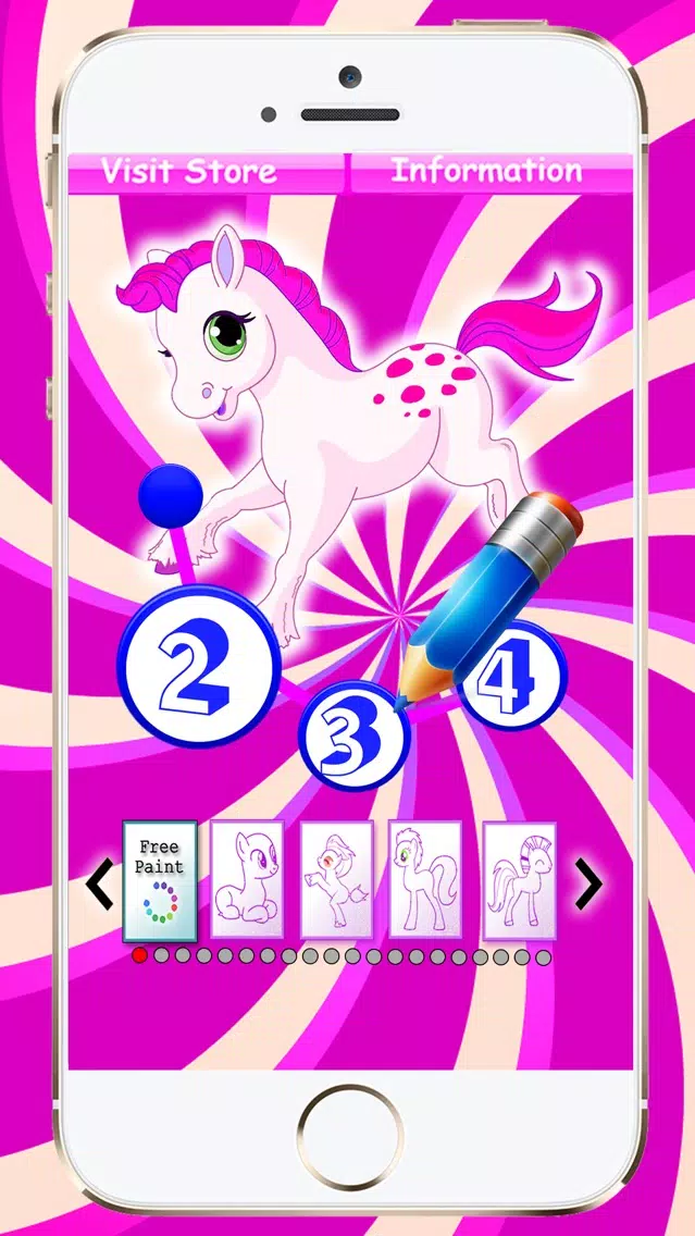 Screenshot di Ponys Connect The Dots + Paint