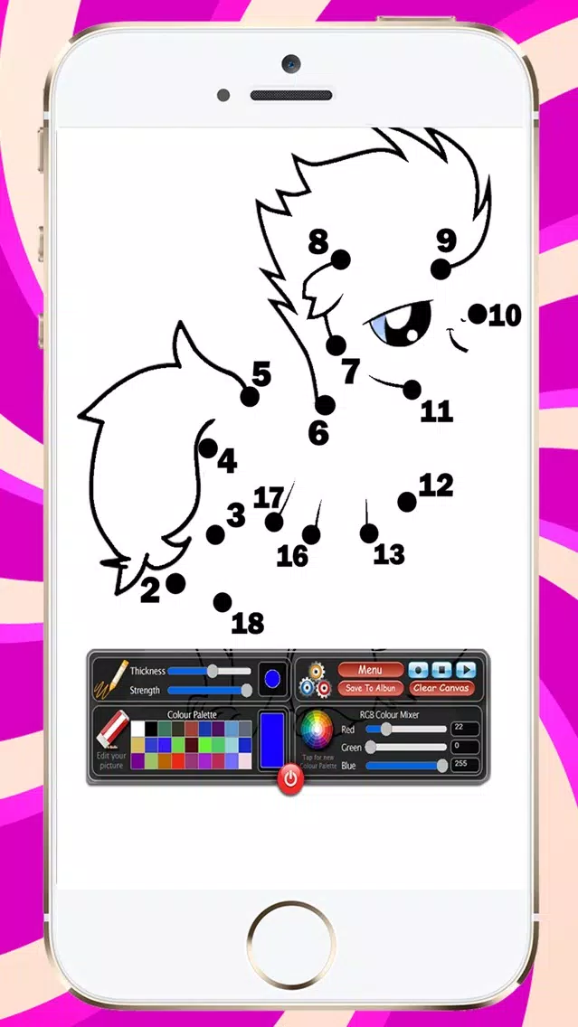 Screenshot di Ponys Connect The Dots + Paint