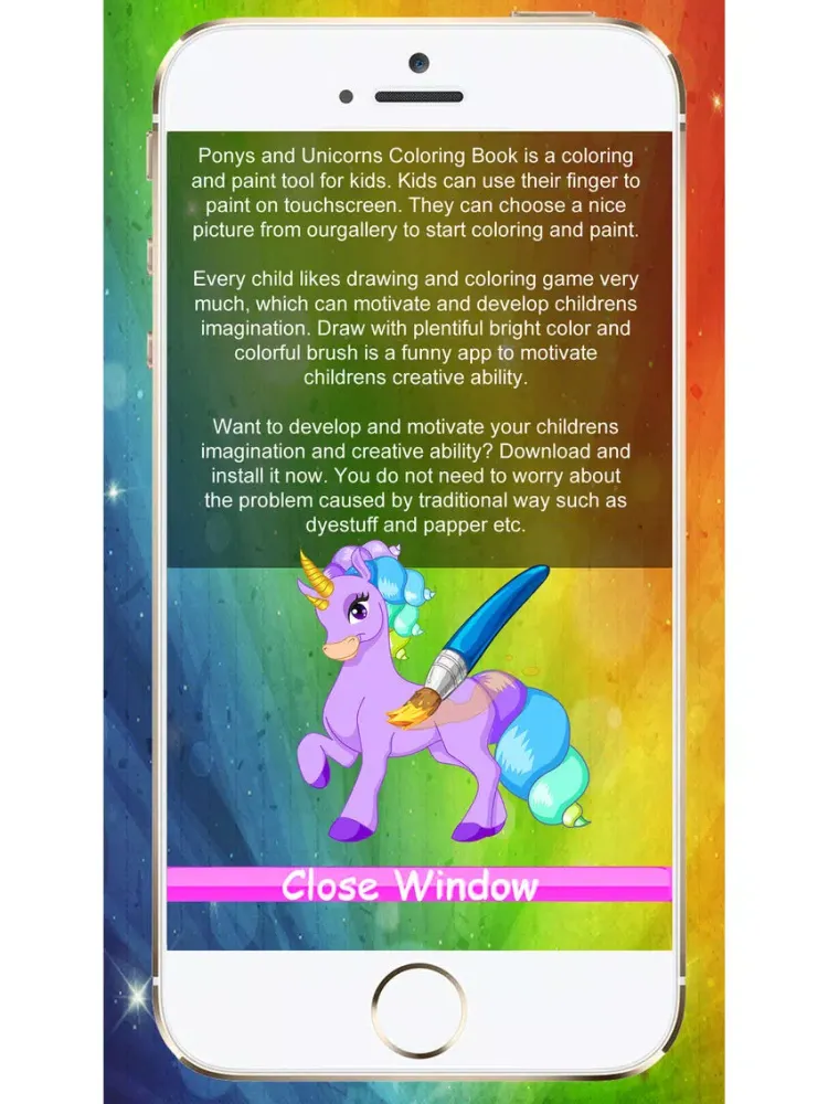 Ponys Unicorns And Horses To Coloring iPad  سکرین شاٹس