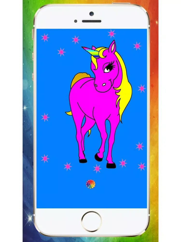 Ponys Unicorns And Horses To Coloring iPad  سکرین شاٹس