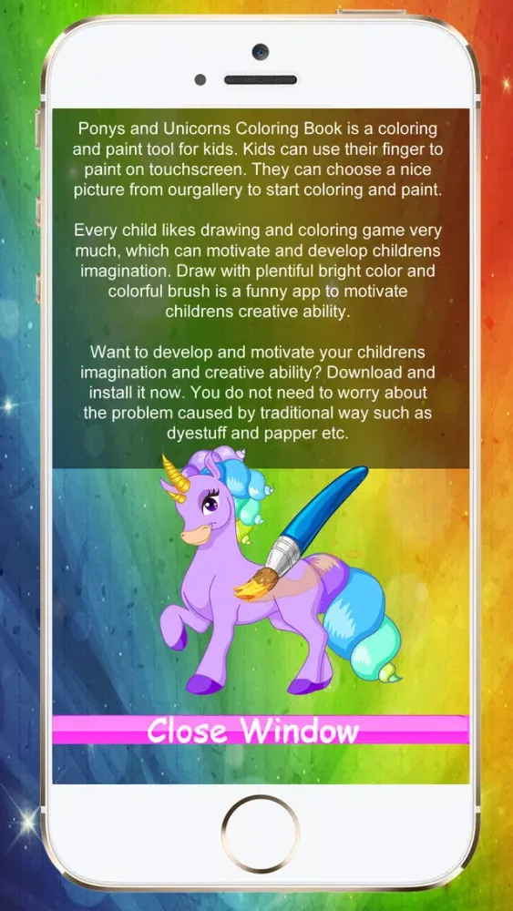Ponys Unicorns And Horses To Coloring سکرین شاٹس