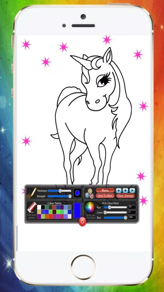 Ponys Unicorns And Horses To Coloring سکرین شاٹس