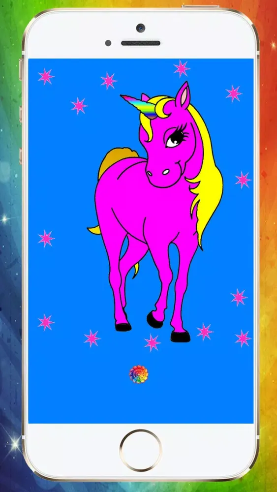 Ponys Unicorns And Horses To Coloring سکرین شاٹس
