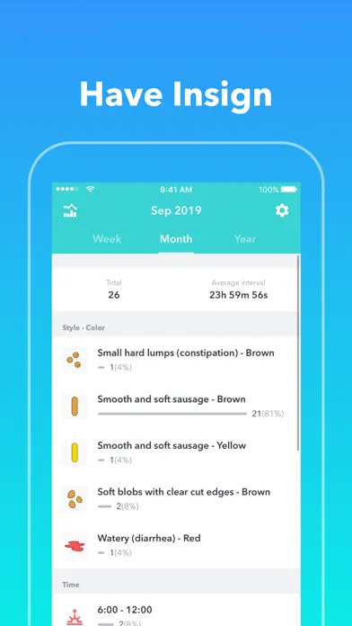 PCal - Poop Tracker,Calendar 스크린샷