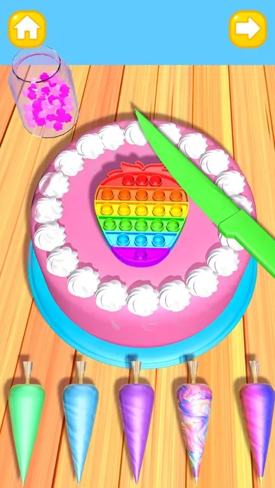 Capturas de pantalla de Cake Art: Pop It Baking Games