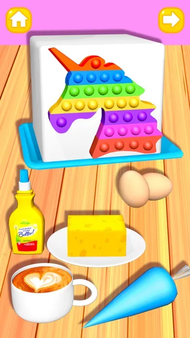 Capturas de pantalla de Cake Art: Pop It Baking Games