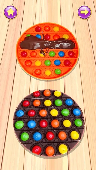 Скриншоты Chocolate Pop It DIY Games