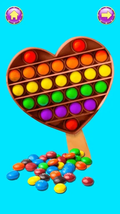 Скриншоты Chocolate Pop It DIY Games