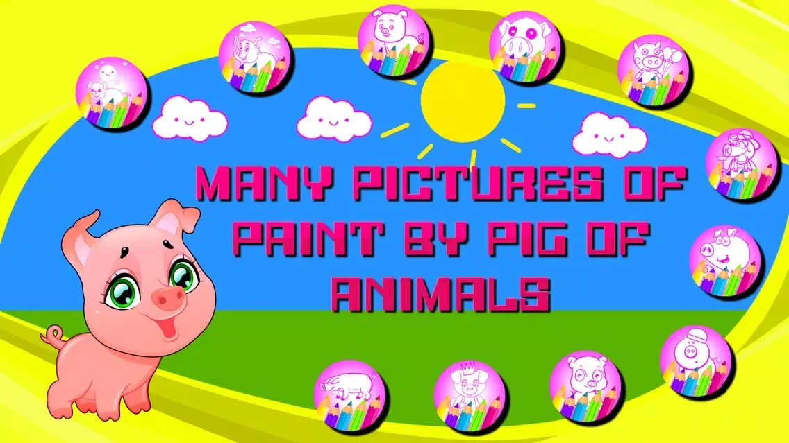 Tangkapan layar Pop Pig Book to Paint