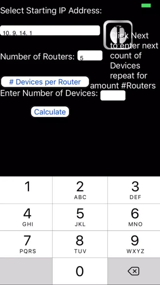 IPv4 Net Planner -Mobile スクリーンショット