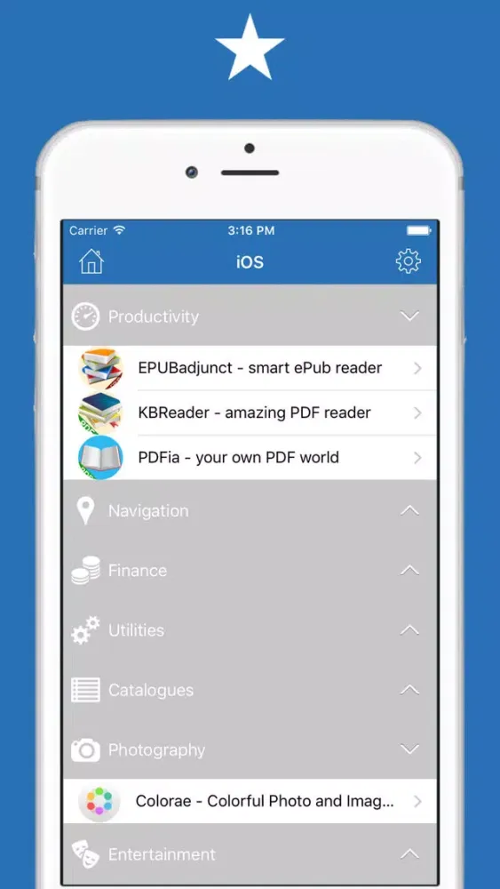 Screenshot di App Portfolio - all apps in one place