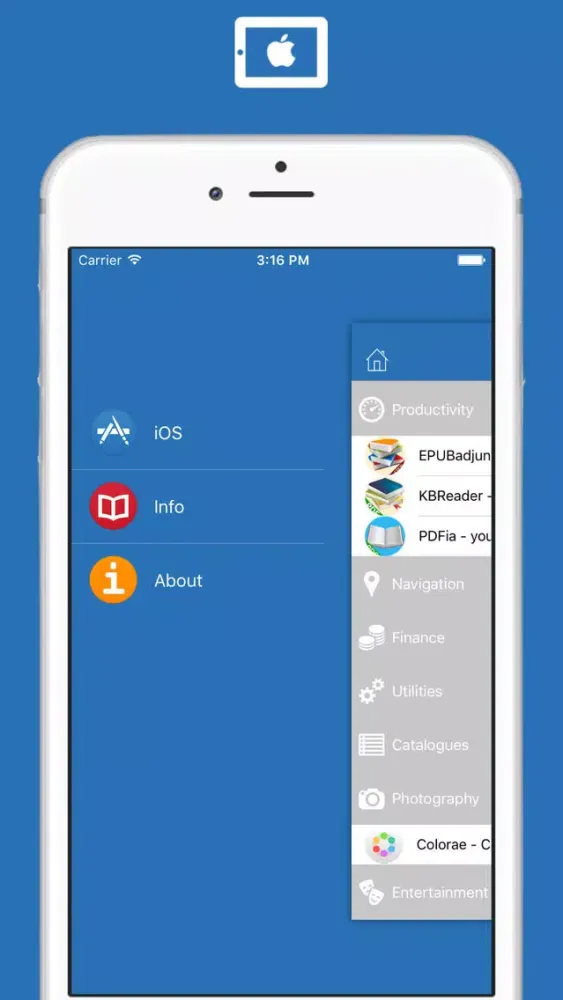 Screenshot di App Portfolio - all apps in one place