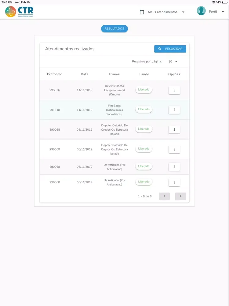 صور CTR - Diagnóstico Por Imagem iPad 