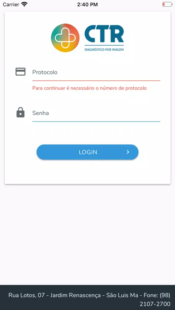 CTR - Diagnóstico Por Imagem Screenshots