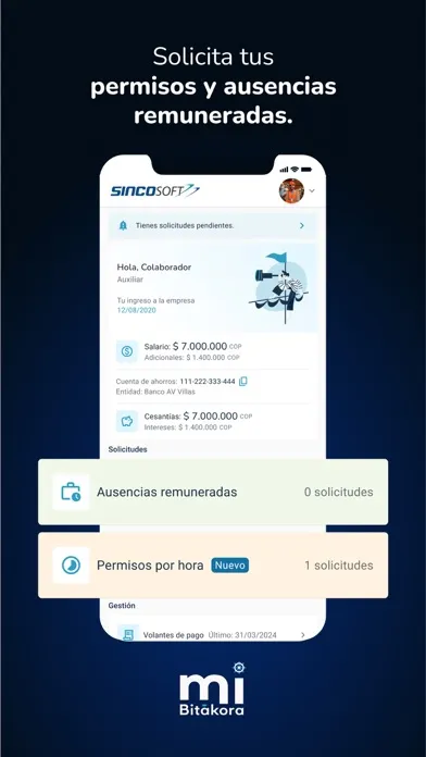 Capturas de tela do miBitákora