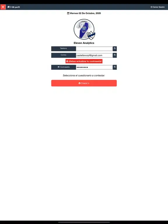 Portal Jugadores Midland iPad  স্ক্রিনশট