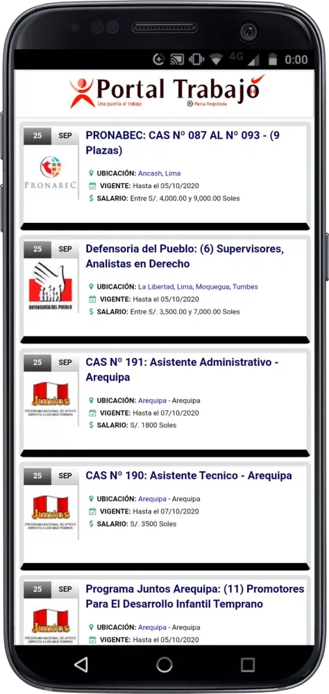 Portaltrabajo Screenshots