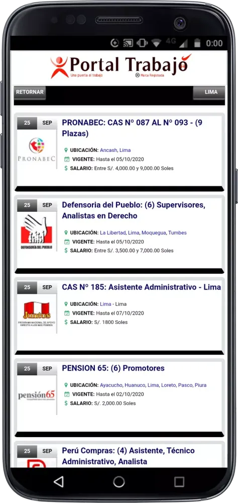 Portaltrabajo Screenshots