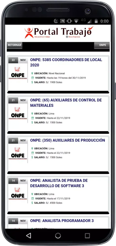 Portaltrabajo Screenshots