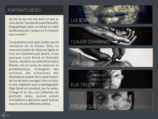 ภาพหน้าจอของ Portraits rêvés iPad 