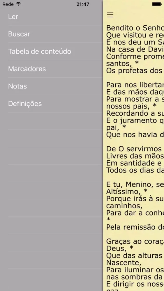 Tangkapan skrin Livro de Orações (Oração da Manhã e Noite) Prayer Book in Portuguese