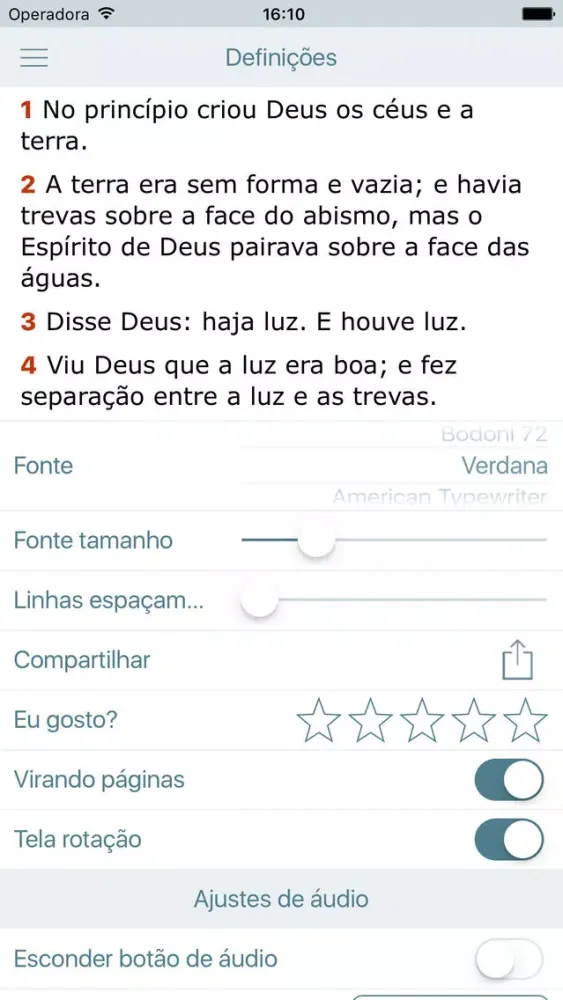 Bíblia Evangelica Antigo Testamento. Audio Biblia Almeida سکرین شاٹس