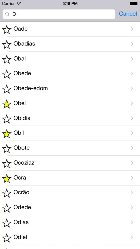 Nomes Bíblicos em Português 스크린샷