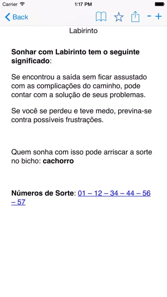Signíficado dos Sonhos Offline Screenshots