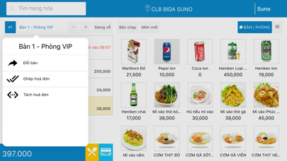 Tangkapan skrin Suno POS Cafe