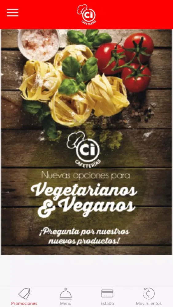 Screenshot di CI CAFETERIAS UBER