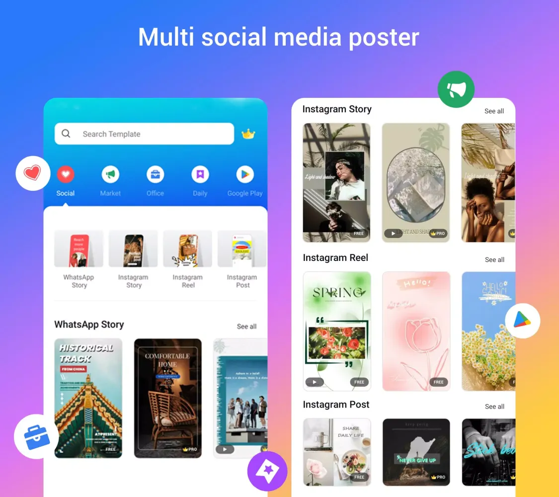 Poster Maker, Flyer Maker, Art Screenshots