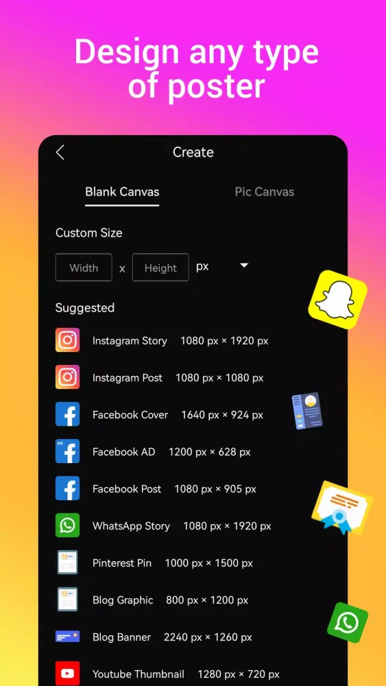 Poster Maker, Flyer Maker, Art Screenshots