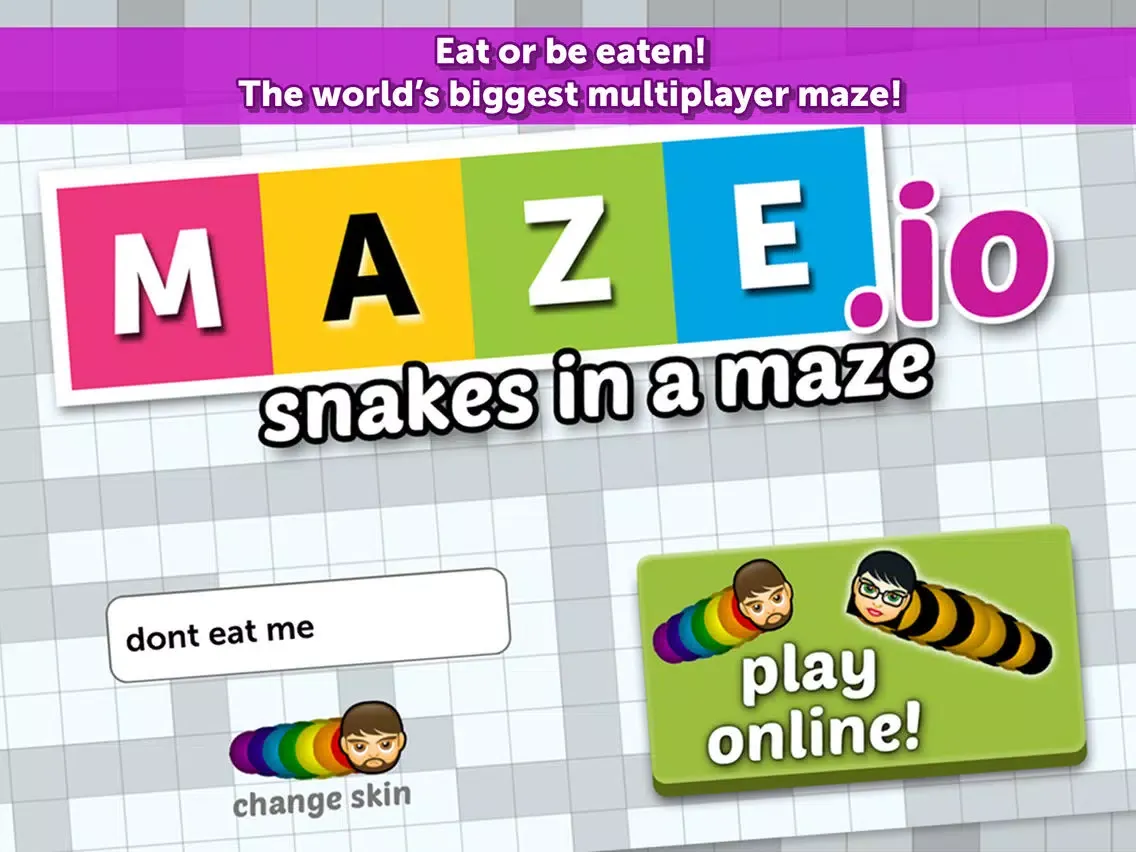 Tangkapan layar Maze.io - Snakes in a Maze!! iPad 