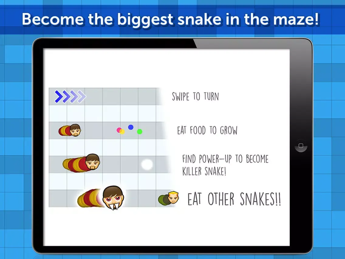 Tangkapan layar Maze.io - Snakes in a Maze!! iPad 