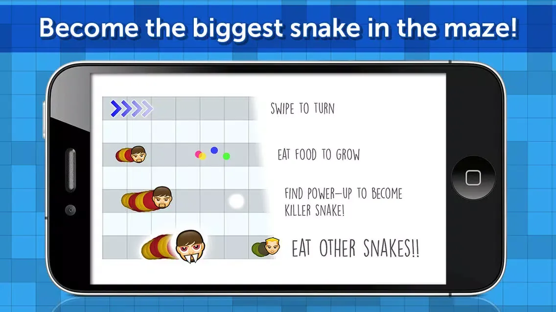 Tangkapan layar Maze.io - Snakes in a Maze!!