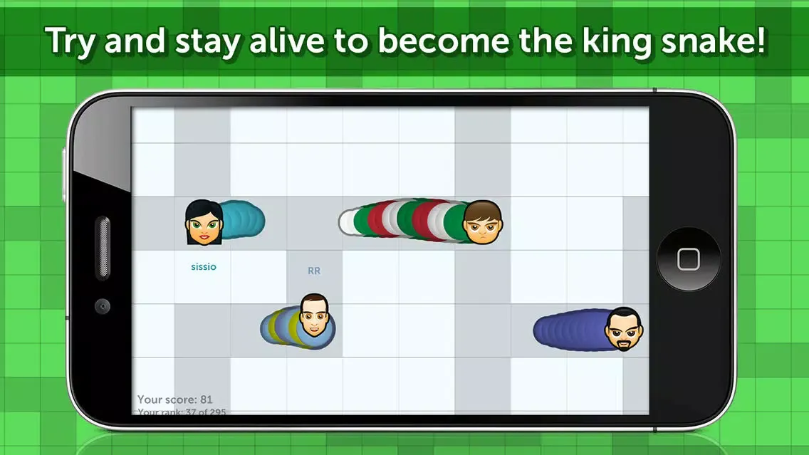 Tangkapan layar Maze.io - Snakes in a Maze!!