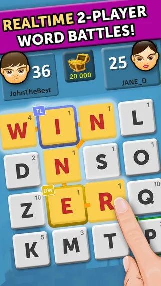 Capturas de tela do Word Warriors - Realtime Online Word Battles for 2 Players