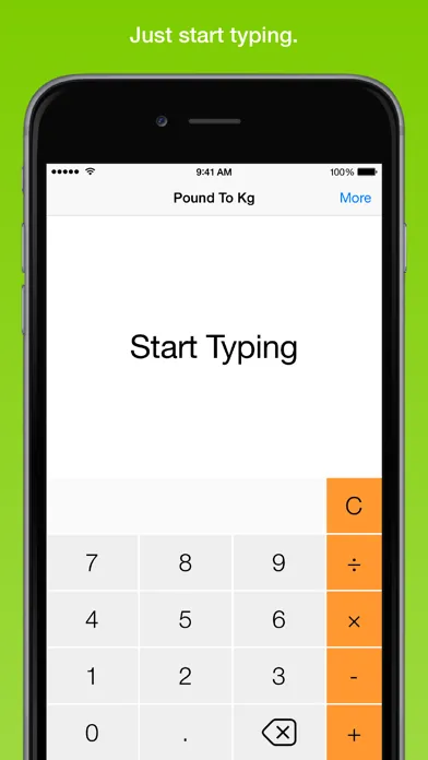 Pound To Kg, the fastest weight converter Screenshots