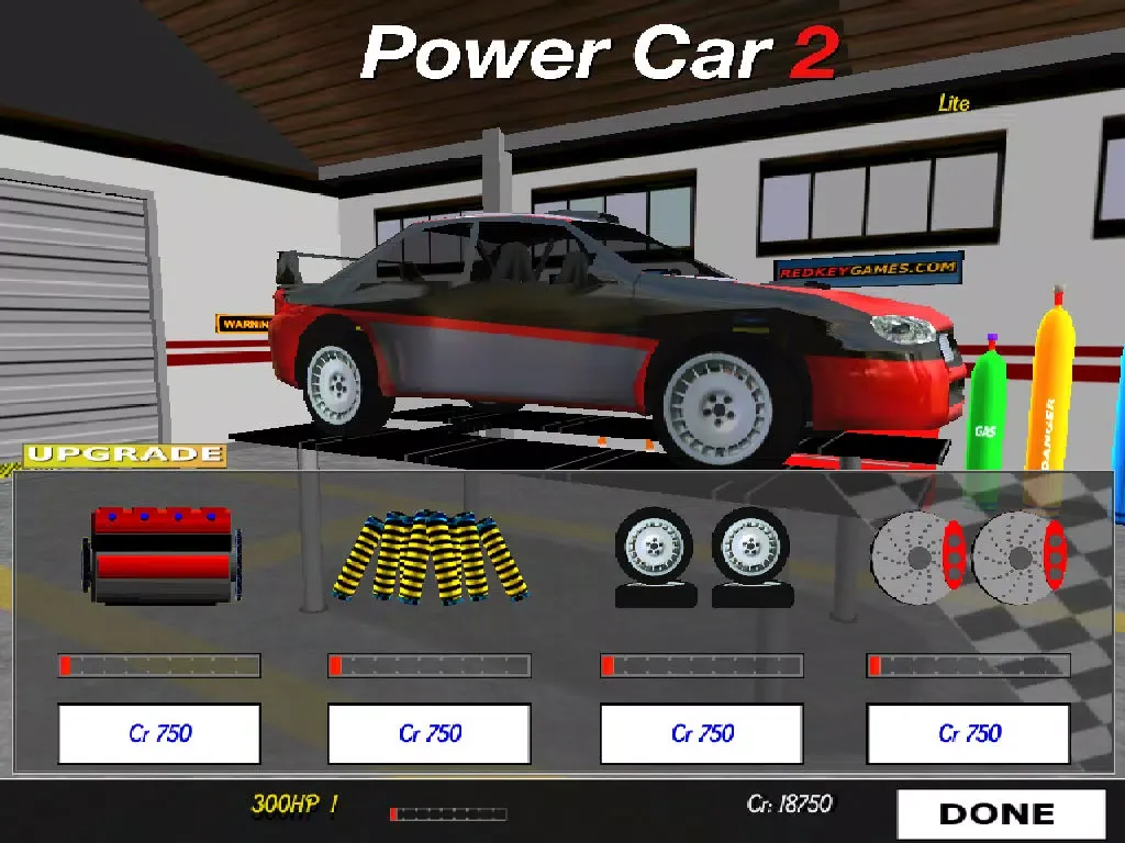 Tangkapan skrin Power Car 2 iPad 