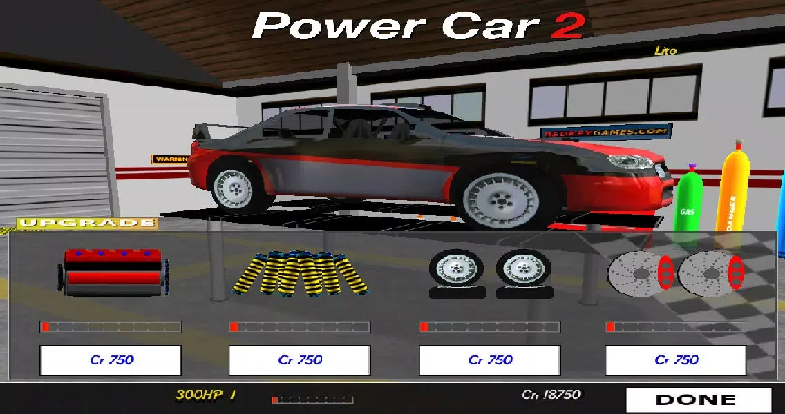 Tangkapan skrin Power Car 2