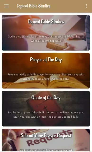 Скриншоты Topical Bible Studies