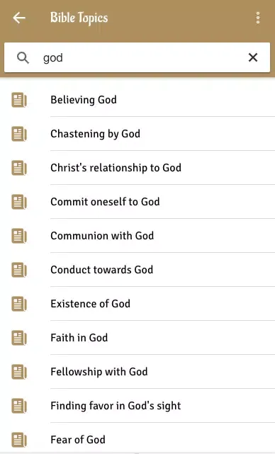 Скриншоты Topical Bible Studies