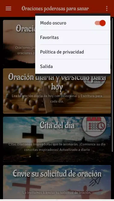 Oraciones poderosas para curar Screenshots