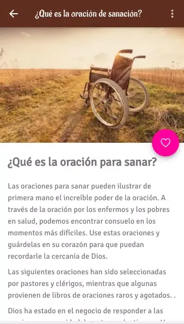 Oraciones poderosas para curar Screenshots
