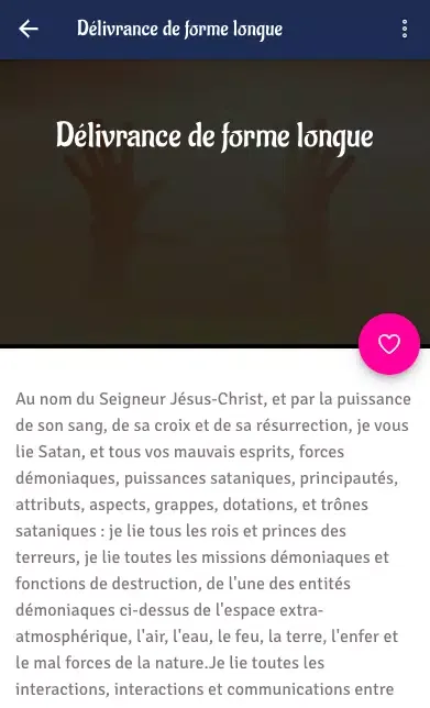 Zrzuty ekranu Délivrance de l'esprit du Mal
